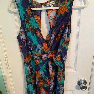 Women’s Floral Wrap Tie Romper